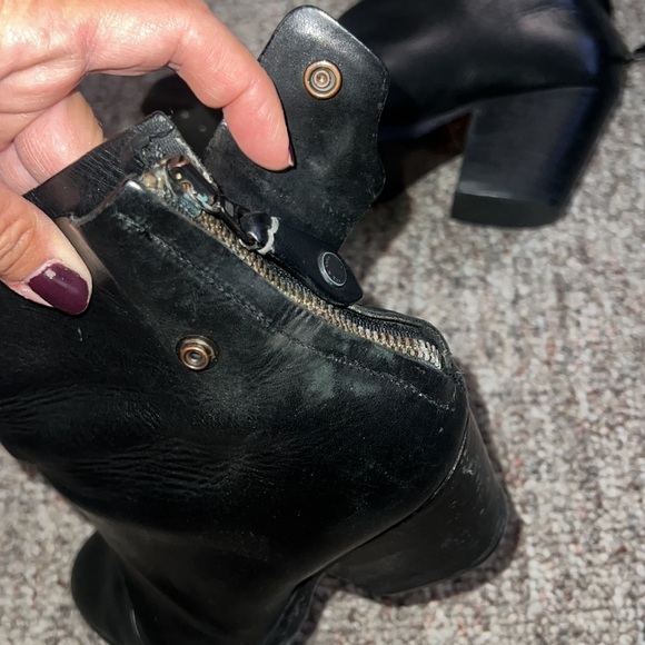 Rag & Bone black leather ankle boots size 8 (38) - Picture 6 of 14